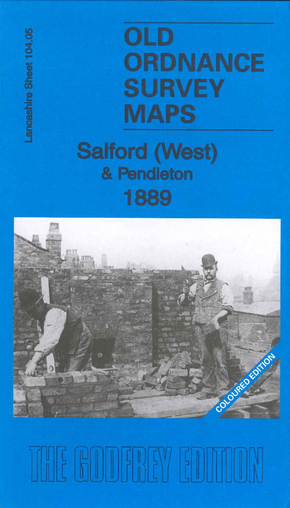 Salford (West) & Pendleton 1889 (Coloured edition)