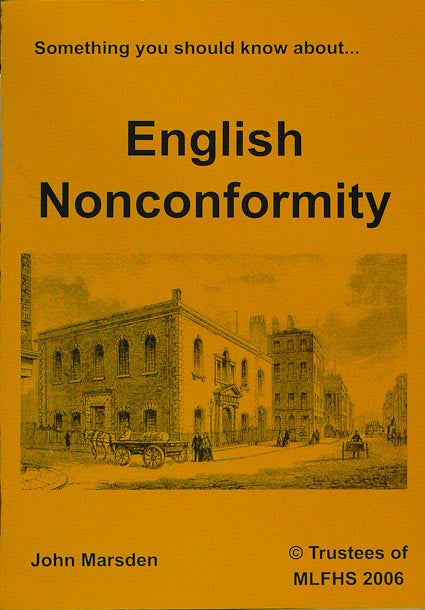 Something You Should Know about English Nonconformity