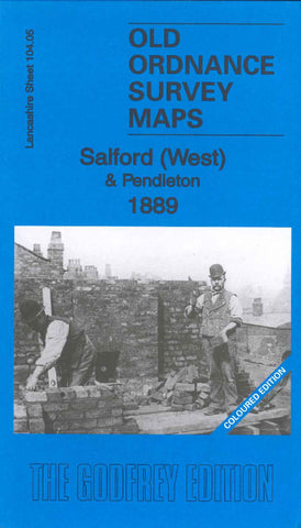 Salford (West) & Pendleton 1889 (Coloured edition)