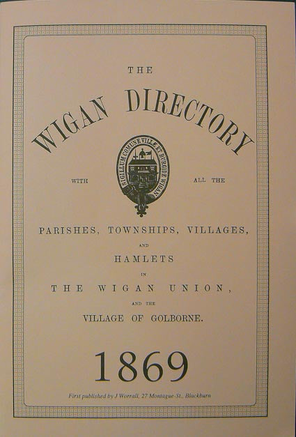 The Wigan Directory 1869