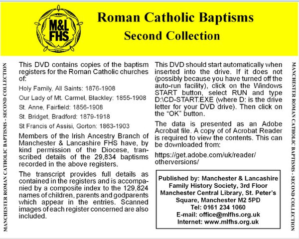 Roman Catholic Baptisms 2 (Second Collection)