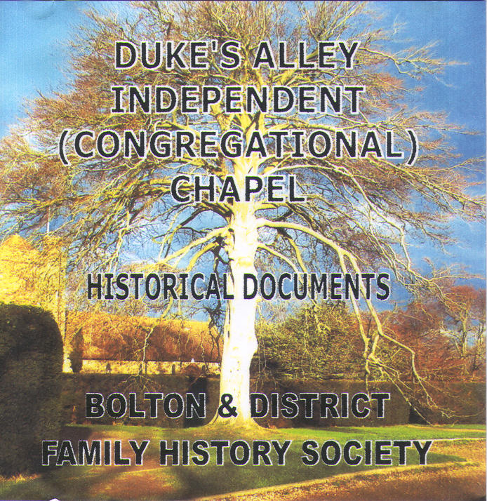 Bolton, Duke's Alley Chapel, Historical Documents (Download)